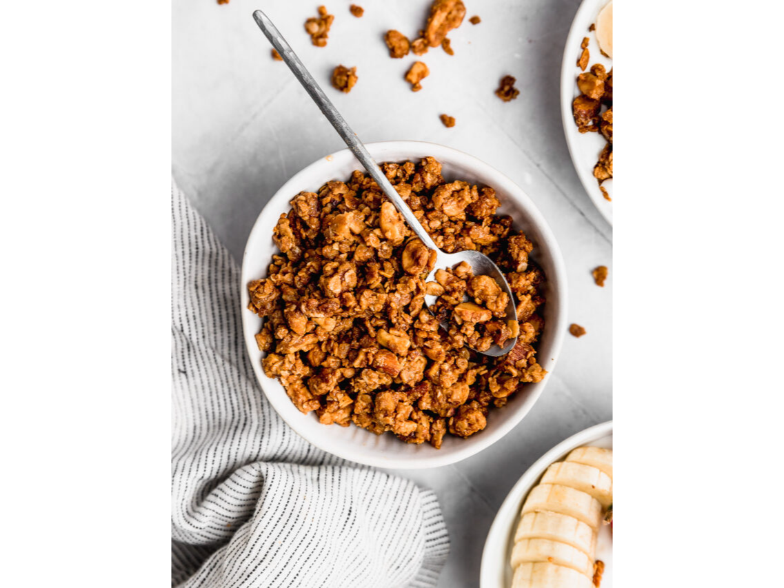 GRANOLA PASTA DE MANÍ ALMENDRAS