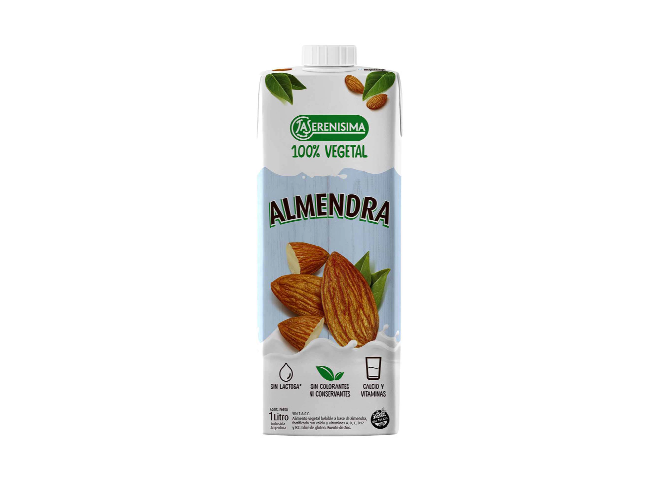 LECHE ALMENDRA LA SERENISIMA 1lt