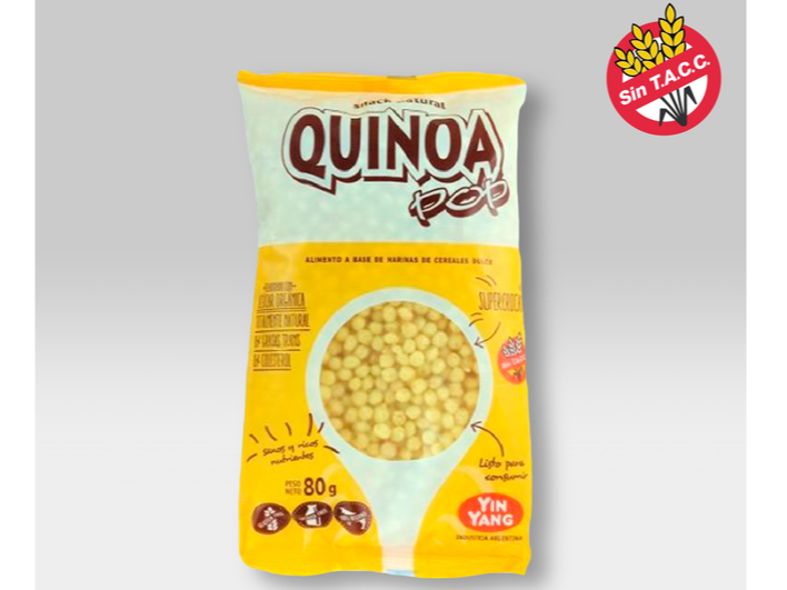 YIN YANG QUINOA POP SIN TACC 80gr