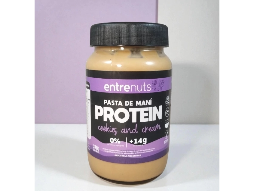 ENTRE NUTS PROTEIN COOKIES AND CREAM 370gr