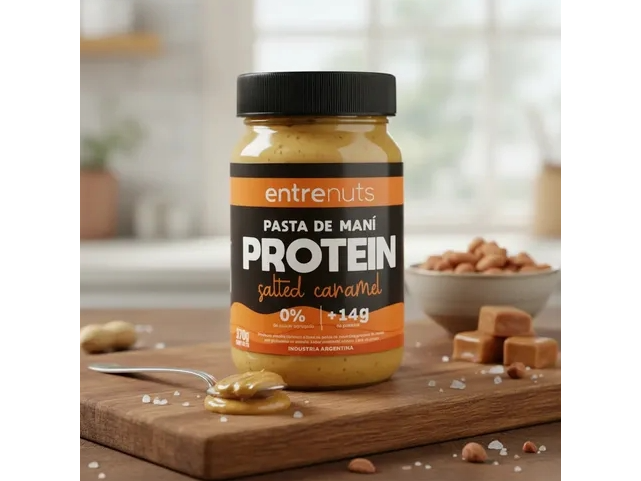 ENTRE NUTS PROTEIN CARAMEL 370gr