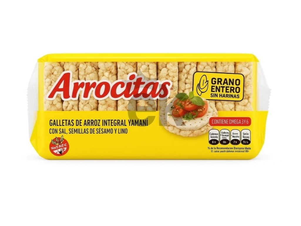GALLETAS DE ARROZ SIN TACC