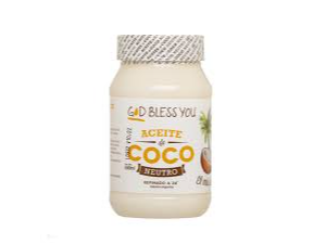 Aceite de coco neutro God bless you