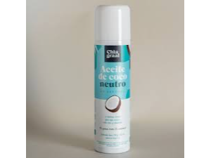 Aceite de coco neutro AEROSOL x 190ml CHIA GRAAL