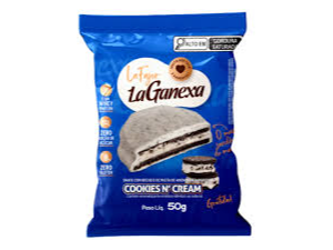 La ganexa alfajor cookies and cream- sin azucar sin gluten