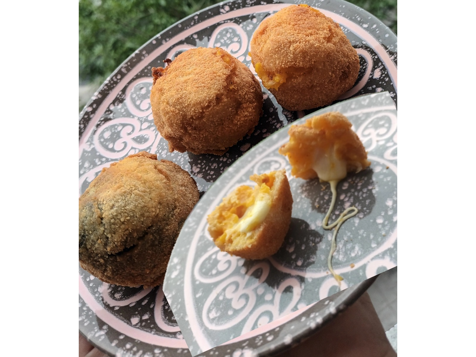 Croquetas Caseras Espinaca y Muzzarella