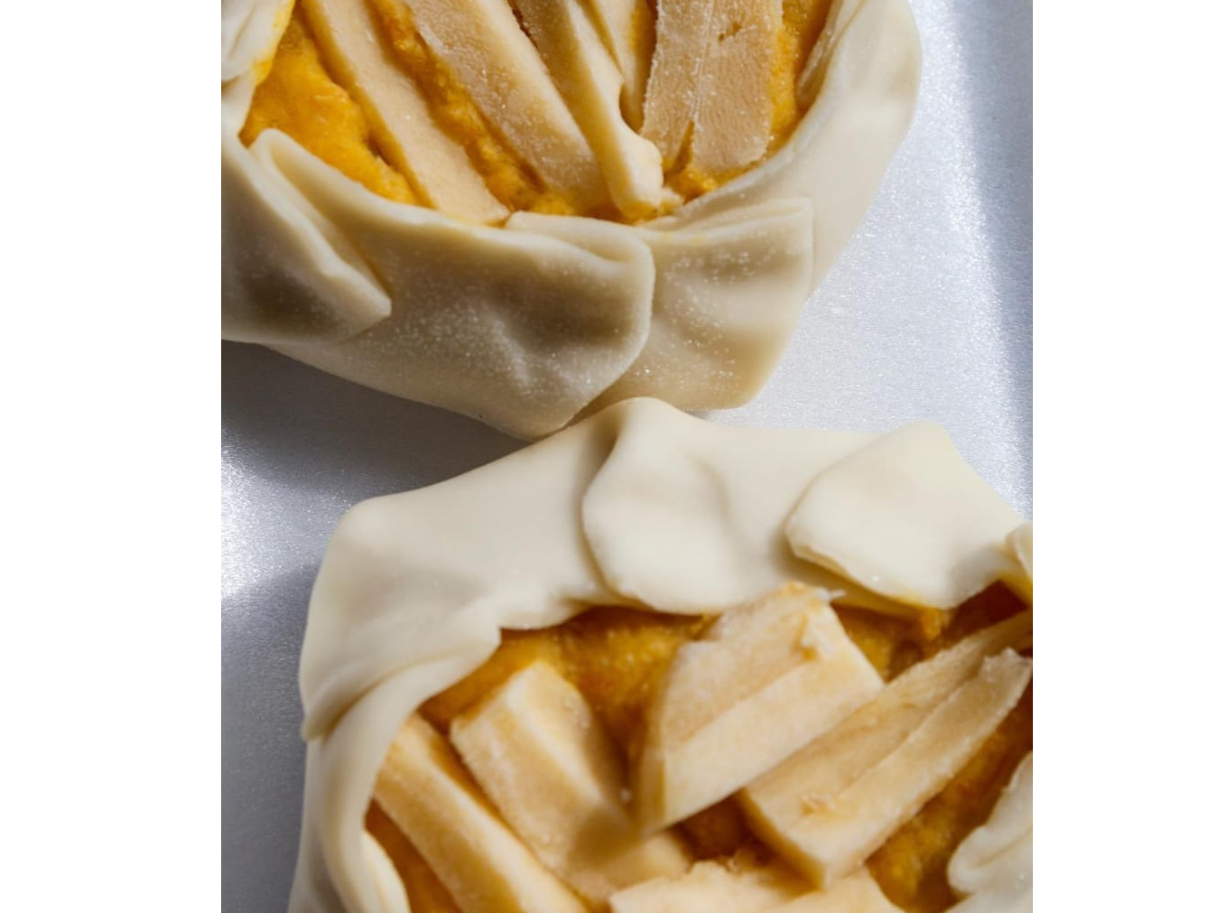 Minitarta Calabaza y queso x4unidades