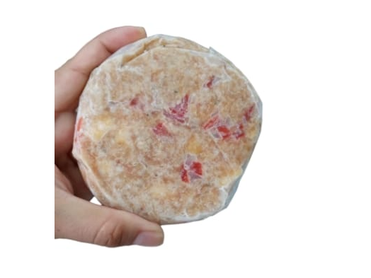 Burguer Pollo, morrón y queso x2.5kg