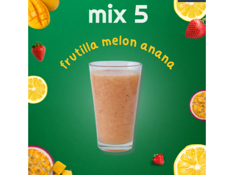 FRUTILLA MELON ANANA X 5 UNID