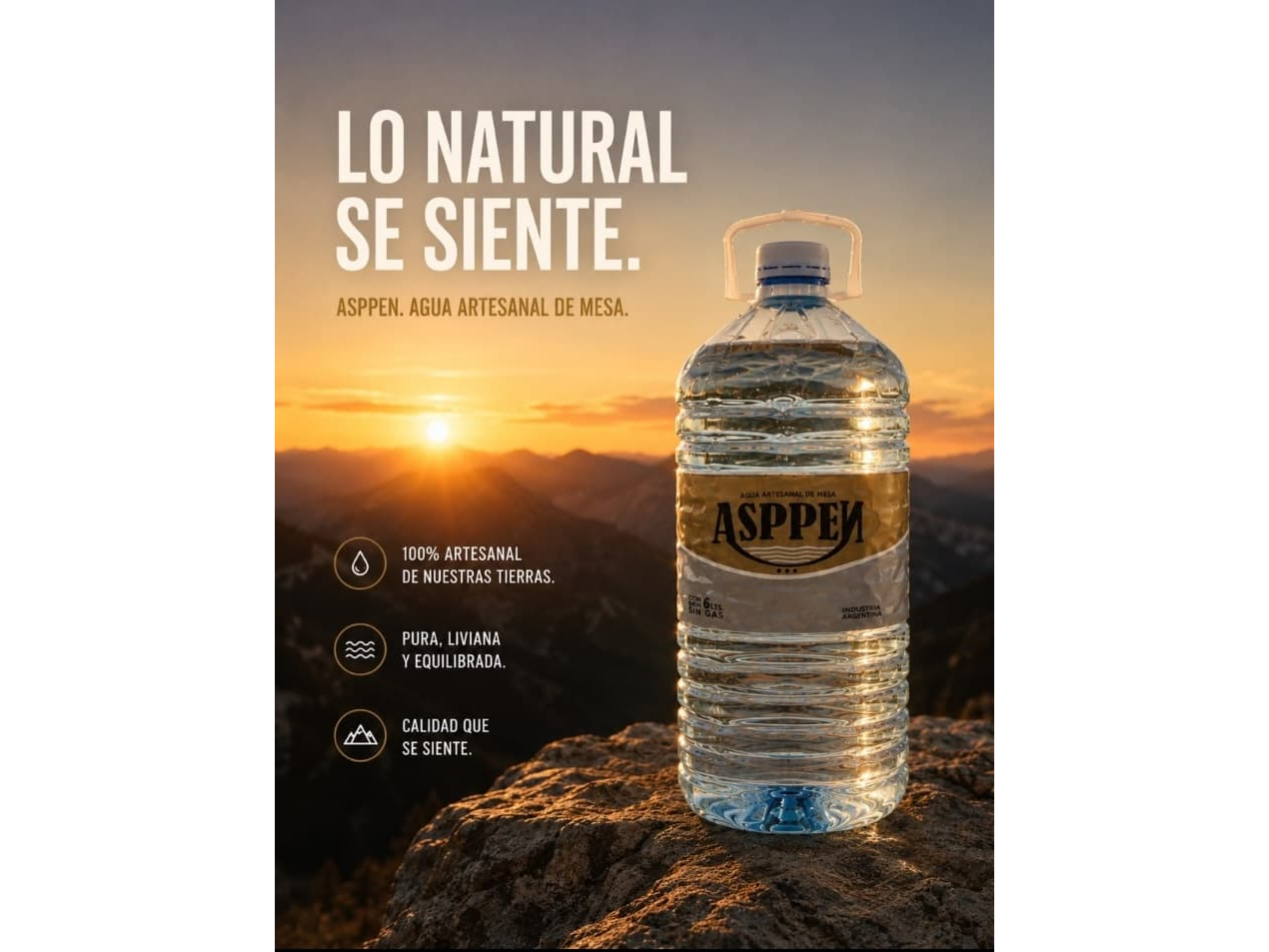 40 BIDONES  ASPPEN  X  6 LTS  $ 1150 C/U