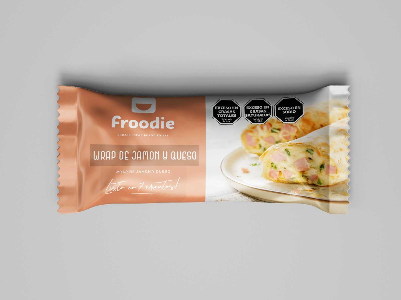 WRAP JAMON Y QUESO X 210 GRS
