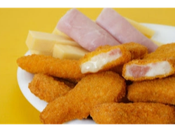 PATITAS DE POLLO CON JAMON Y QUESO X 6 KLS