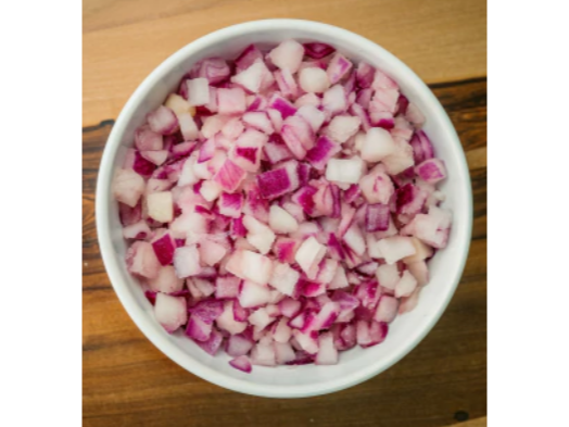 CEBOLLA MORADA EN CUBO