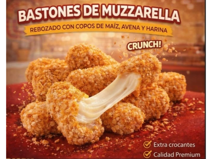 BASTONES DE MUZZARELLA X 2,5 KLS