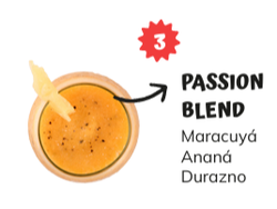 MARACUYA , ANANA , DURAZNO