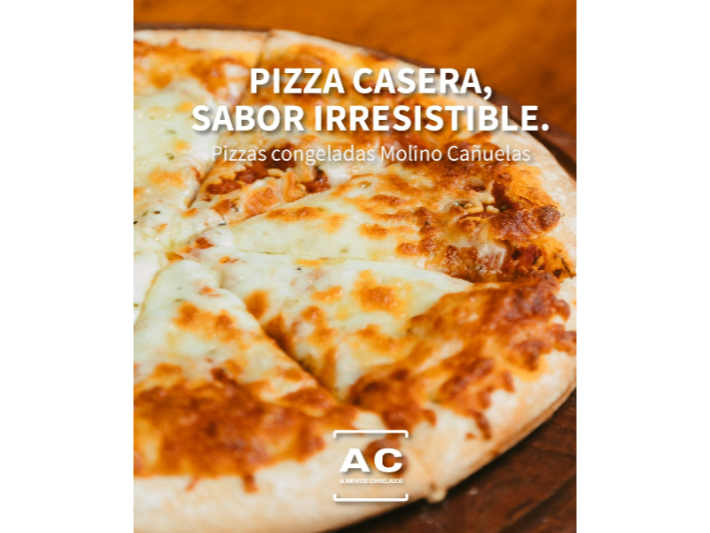 PIZZA JAMON Y MOZZ X 650 GRS  C/U $ 4.719,62