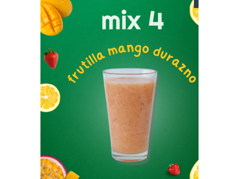 FRUTILLA MANGO DURAZNO X 5 UNID.