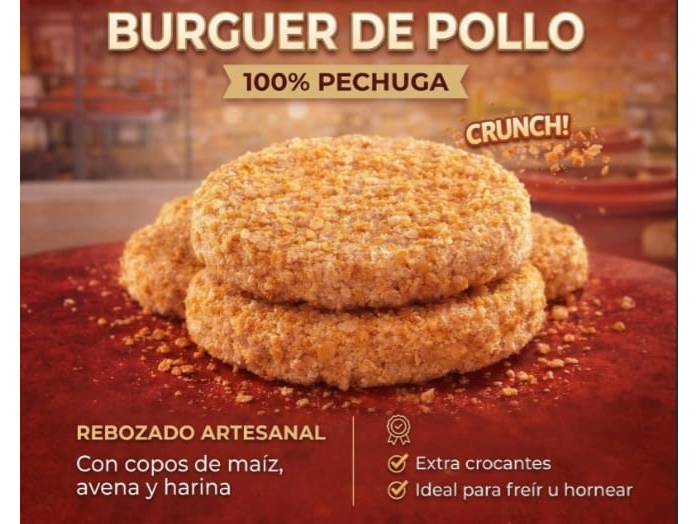 BURGUER DE POLLO X 2,5 KLS