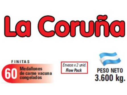 LA CORUÑA X 30 PAQUET. X 2 UNID $ 1.175,67 C/PAQU X 2