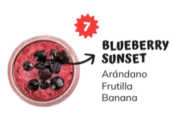 ARANDANO, FRUTILLA , BANANA