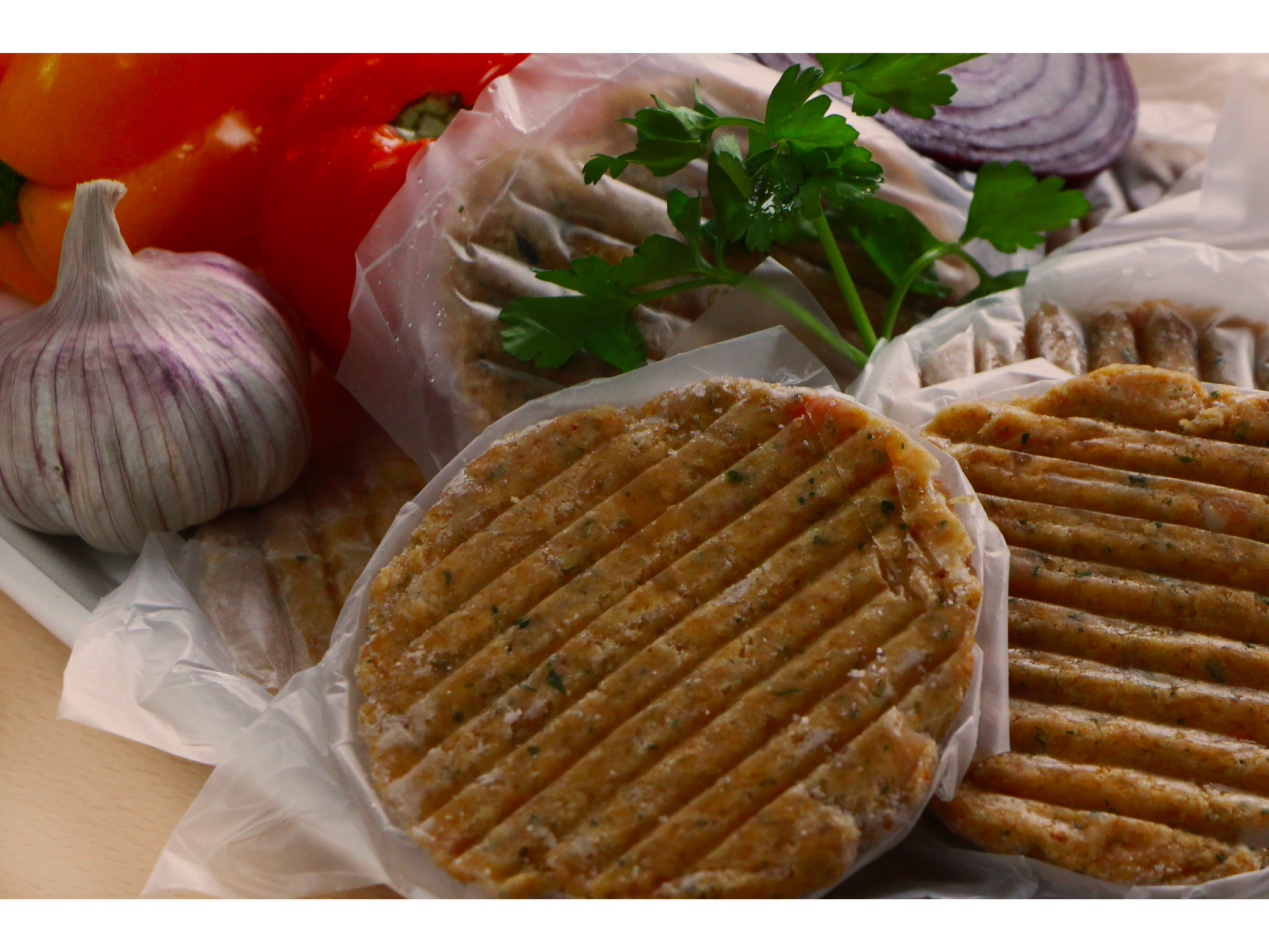 HAMBURGUESAS DE POLLO X 4 KLS