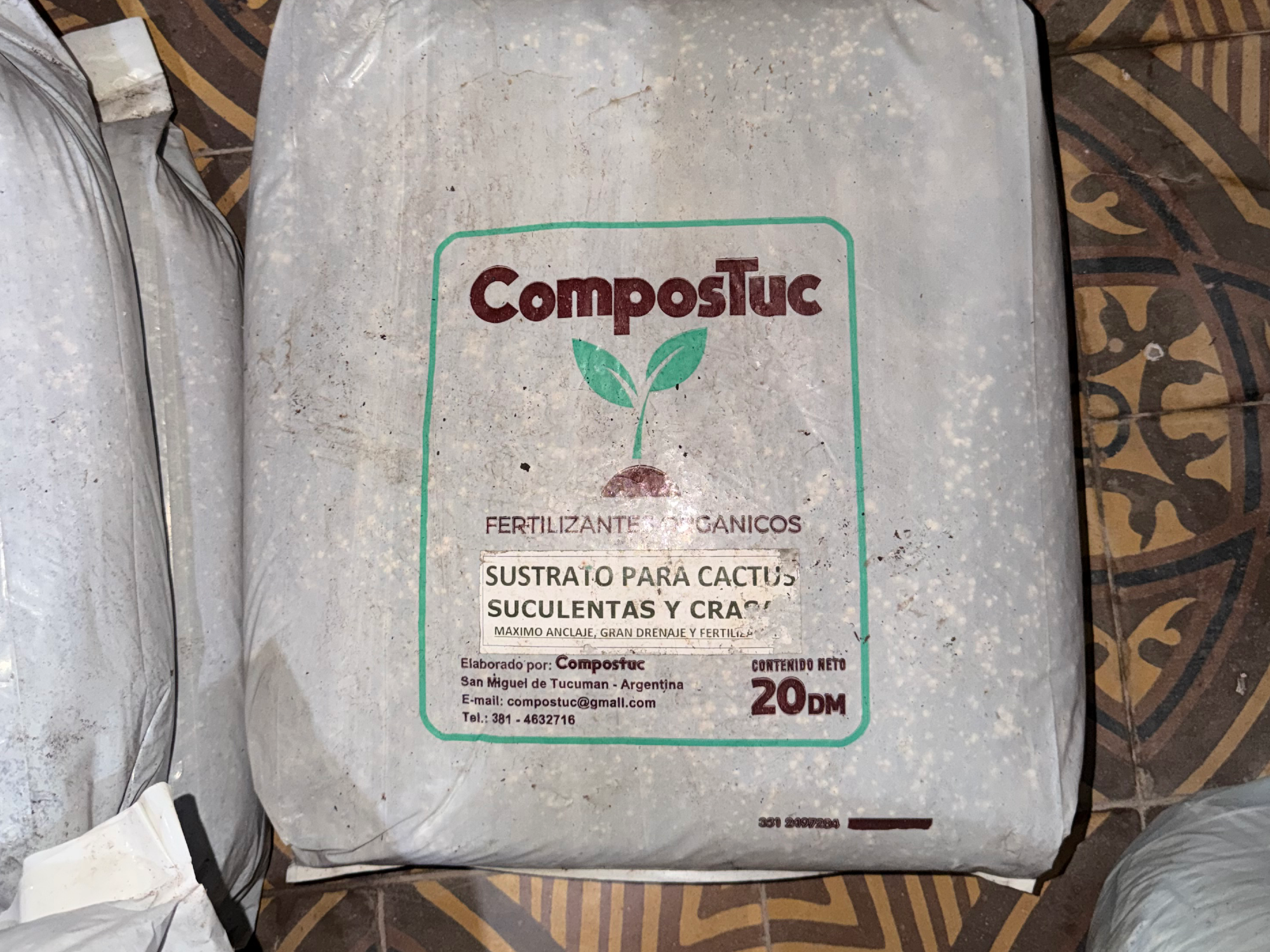 Sustrato para cactus y suculentas 20dm