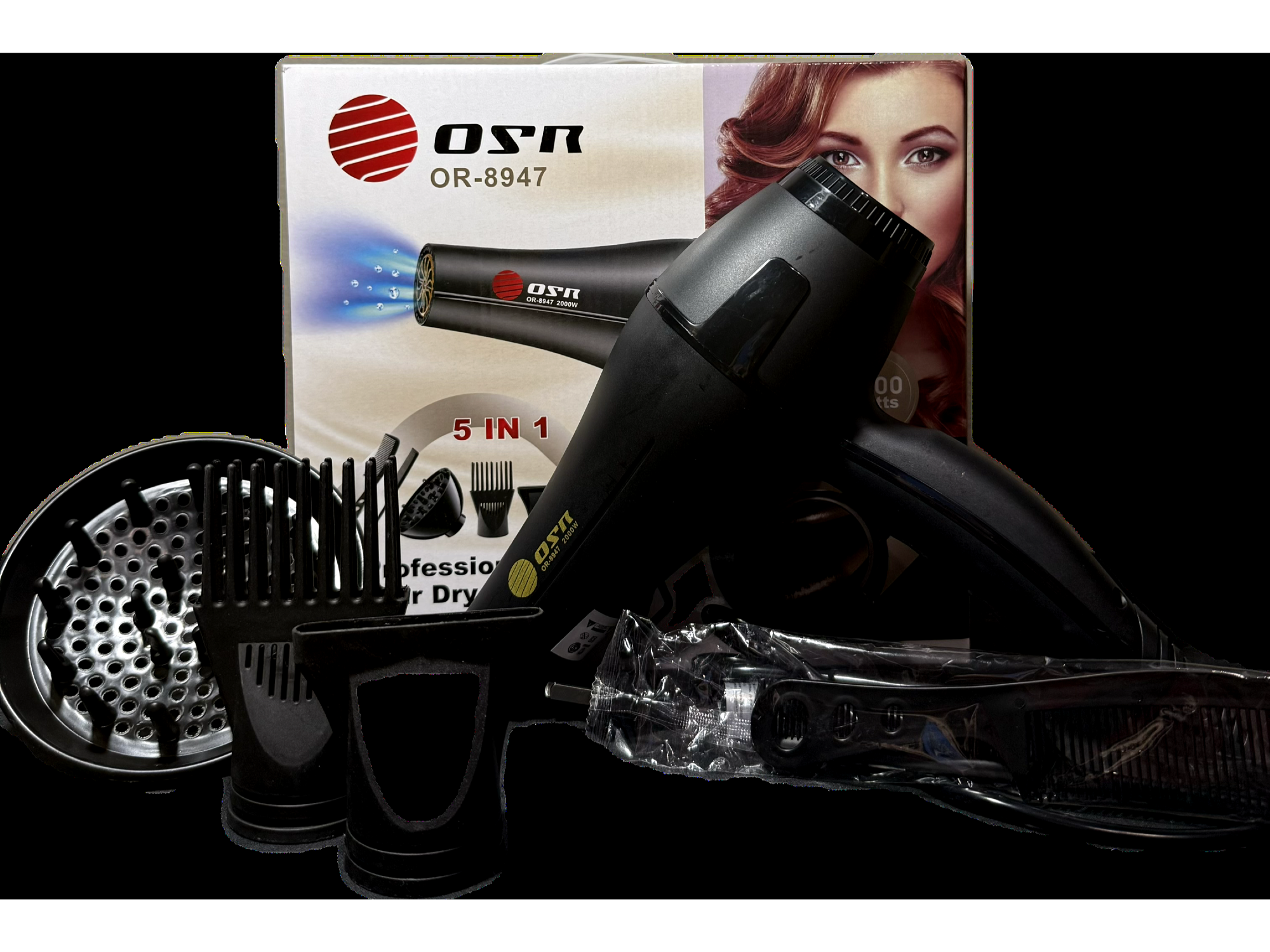 SECADOR DE PELO 5 EN 1 OSR