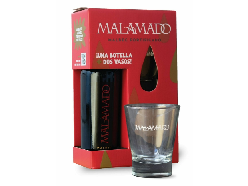 Malamado Estuche con 2 Vasos