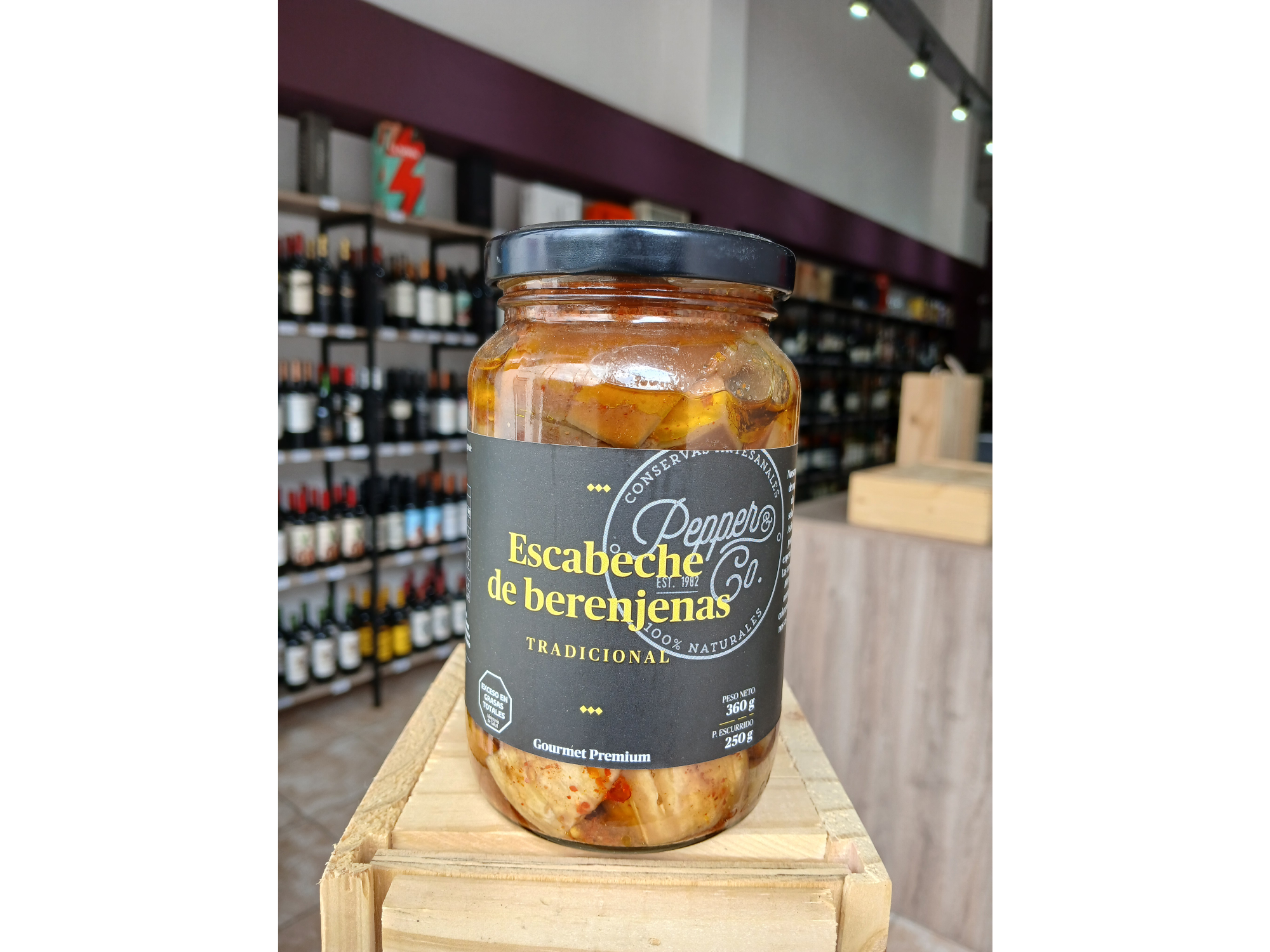 Escabeche de Berenjenas Pepper x 360 grs