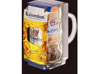 Cerveza Kaiserdom Lata x 1 lt Estuche con Jarra