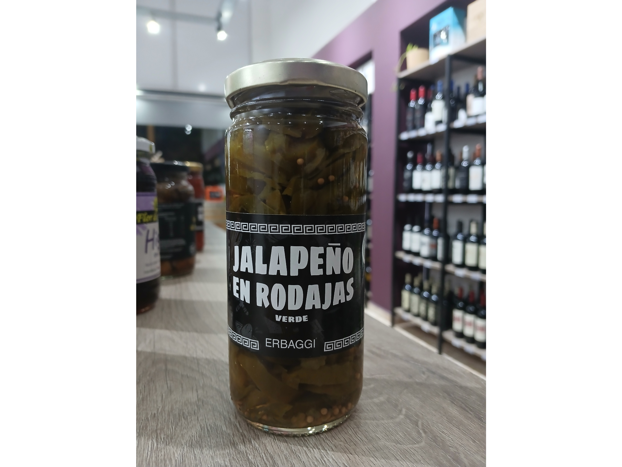 Jalapeños en rodajas Erbaggi x 200 grs