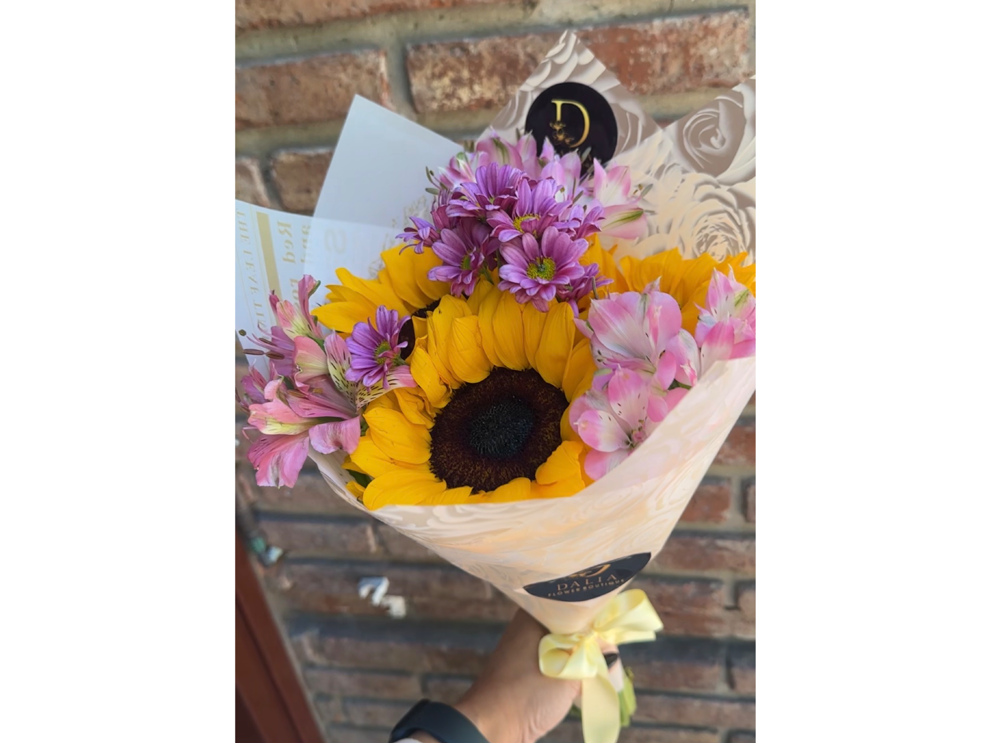 Bouquet de Astromelias y Girasoles