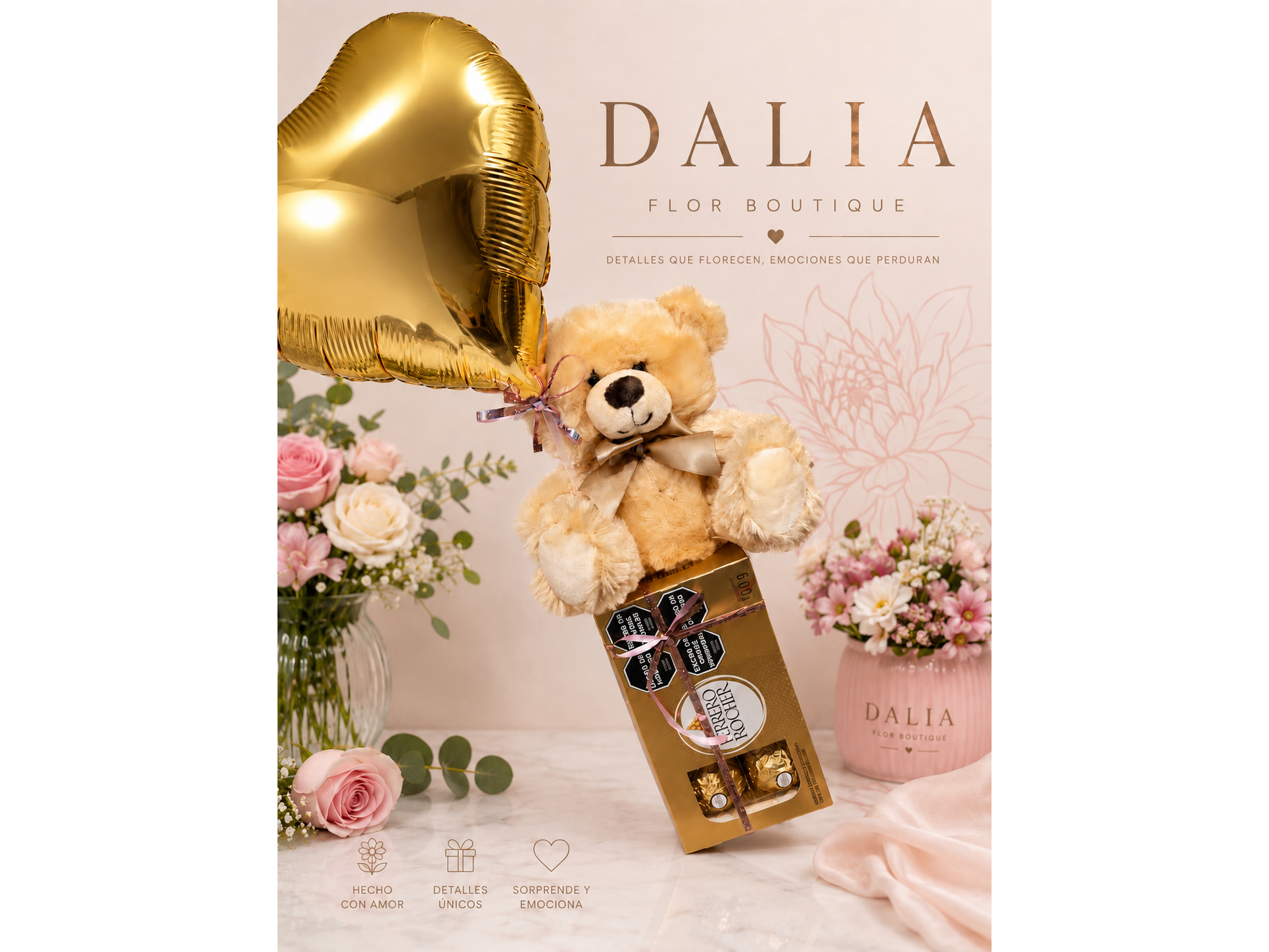 Hermoso Presente de Dalia Flower Boutique