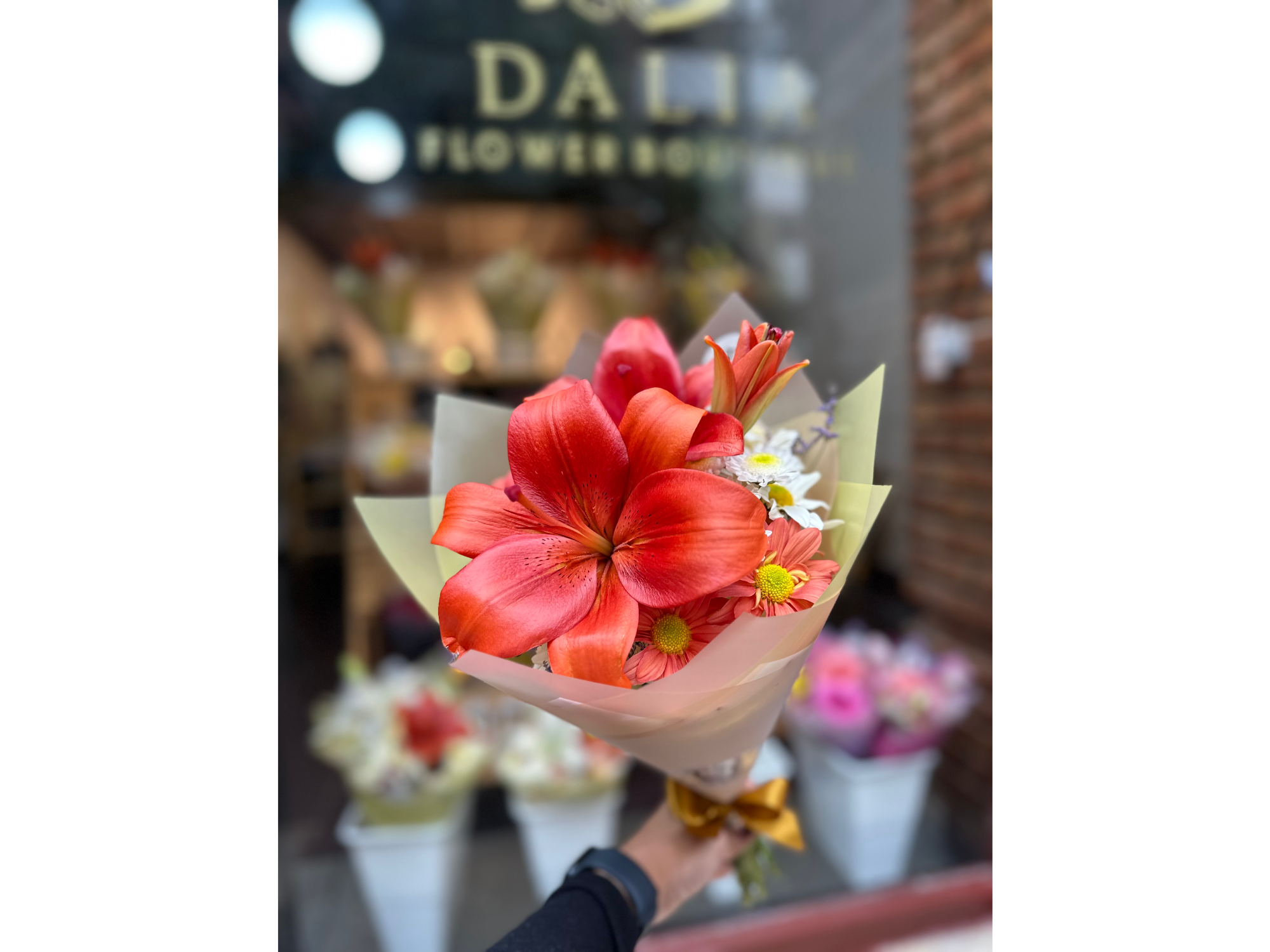Bouquet de Lilium Bordo