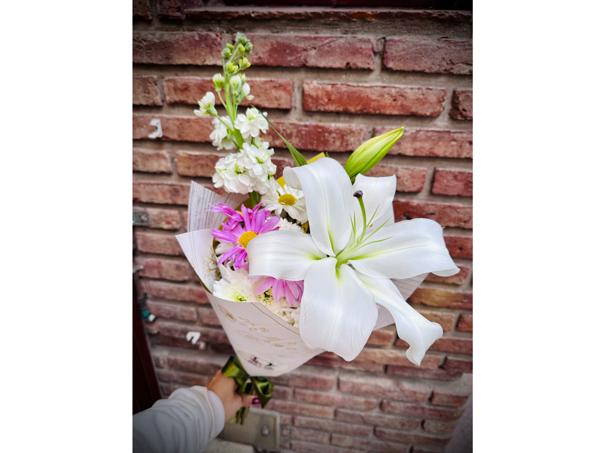 Bouquet de Lilium blanco