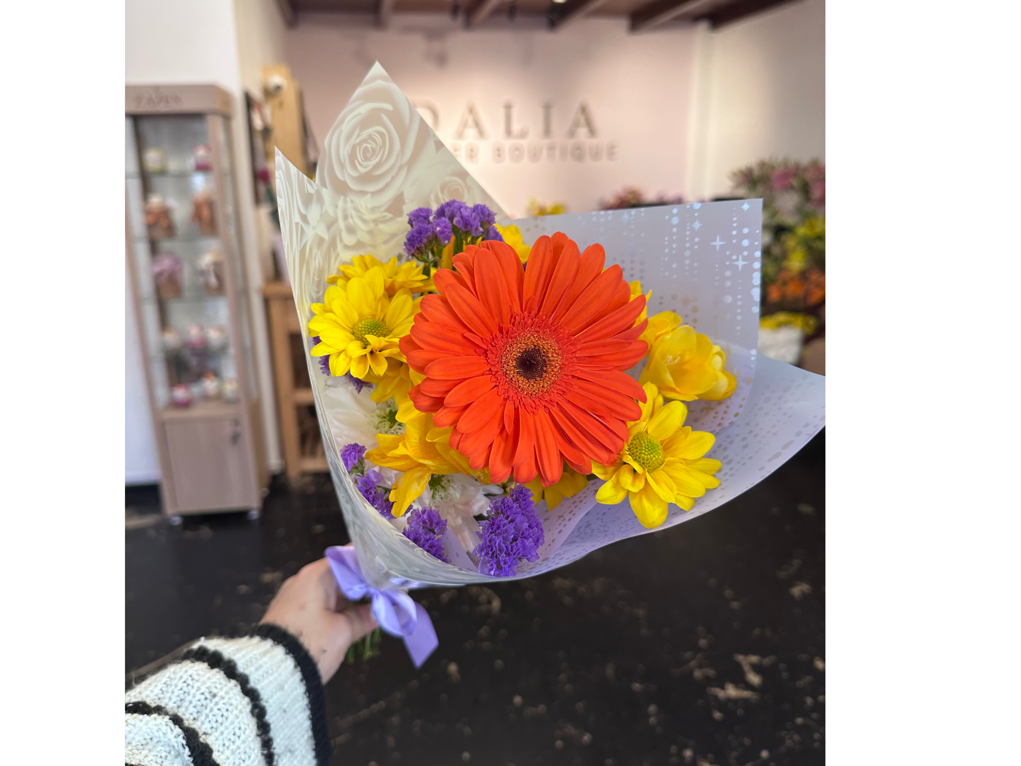 Ramito de Gerbera de Dalia Flower Boutique