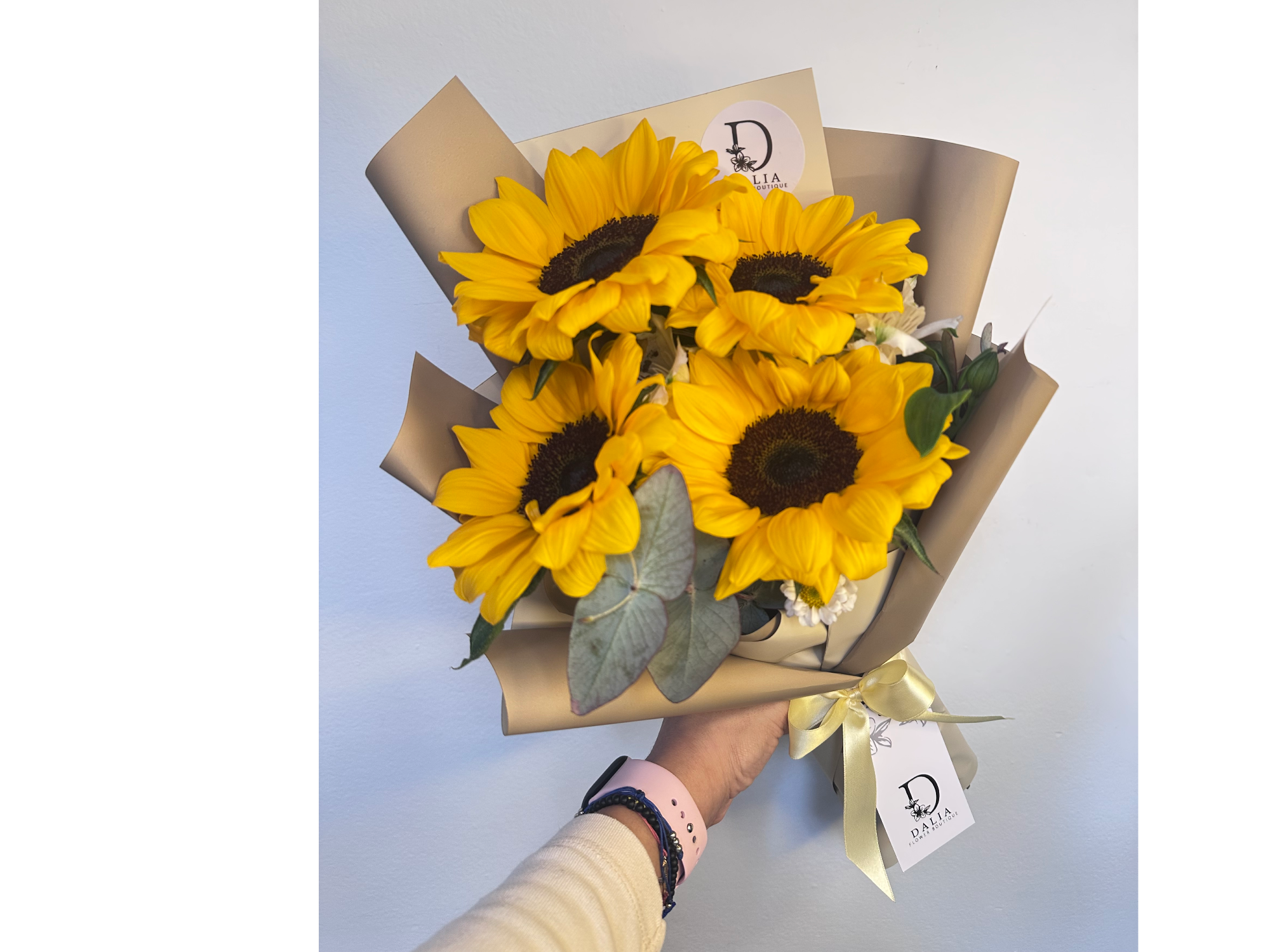 Ramillete de 4 girasoles