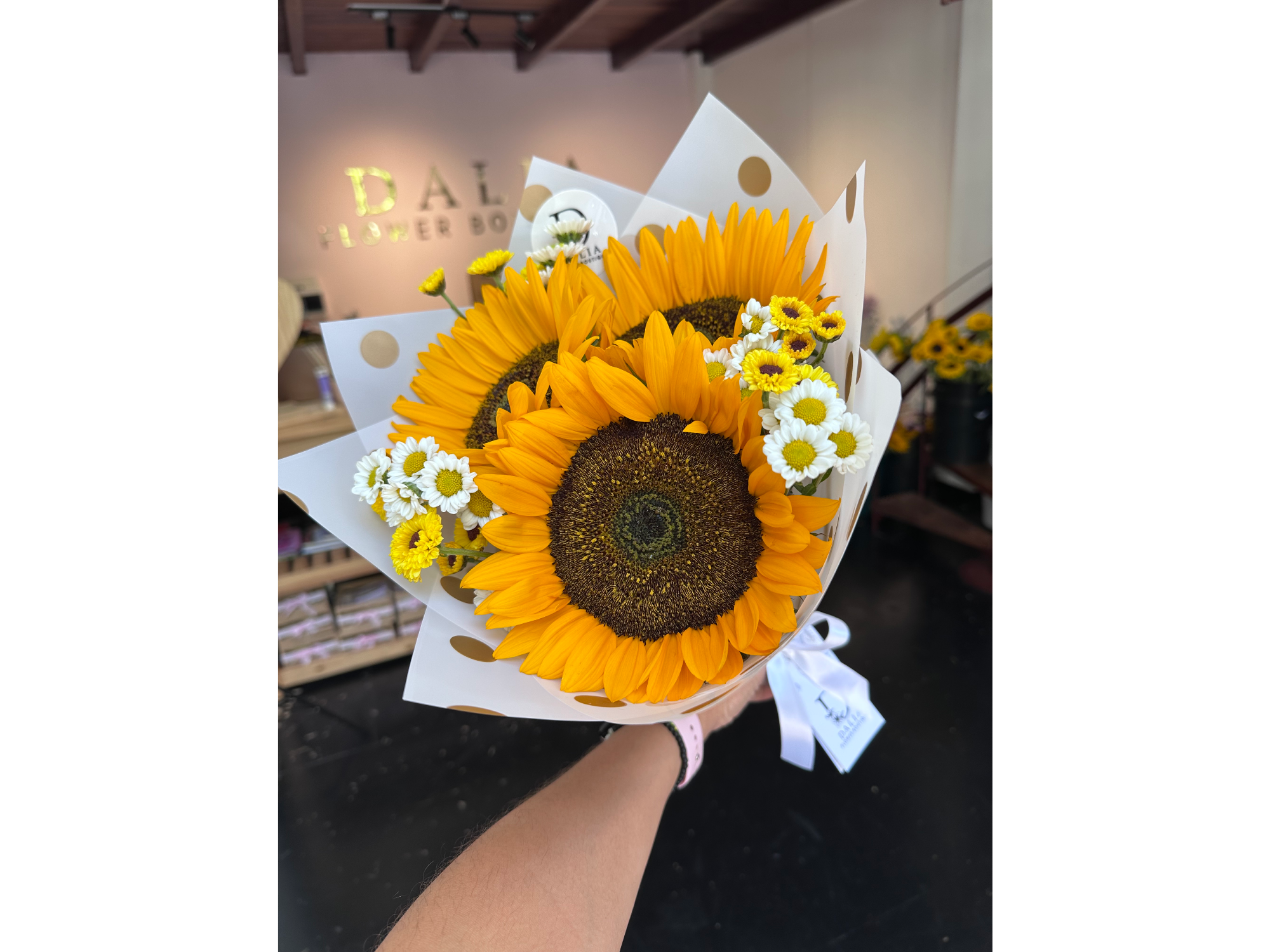 Bouquet de 3 girasoles