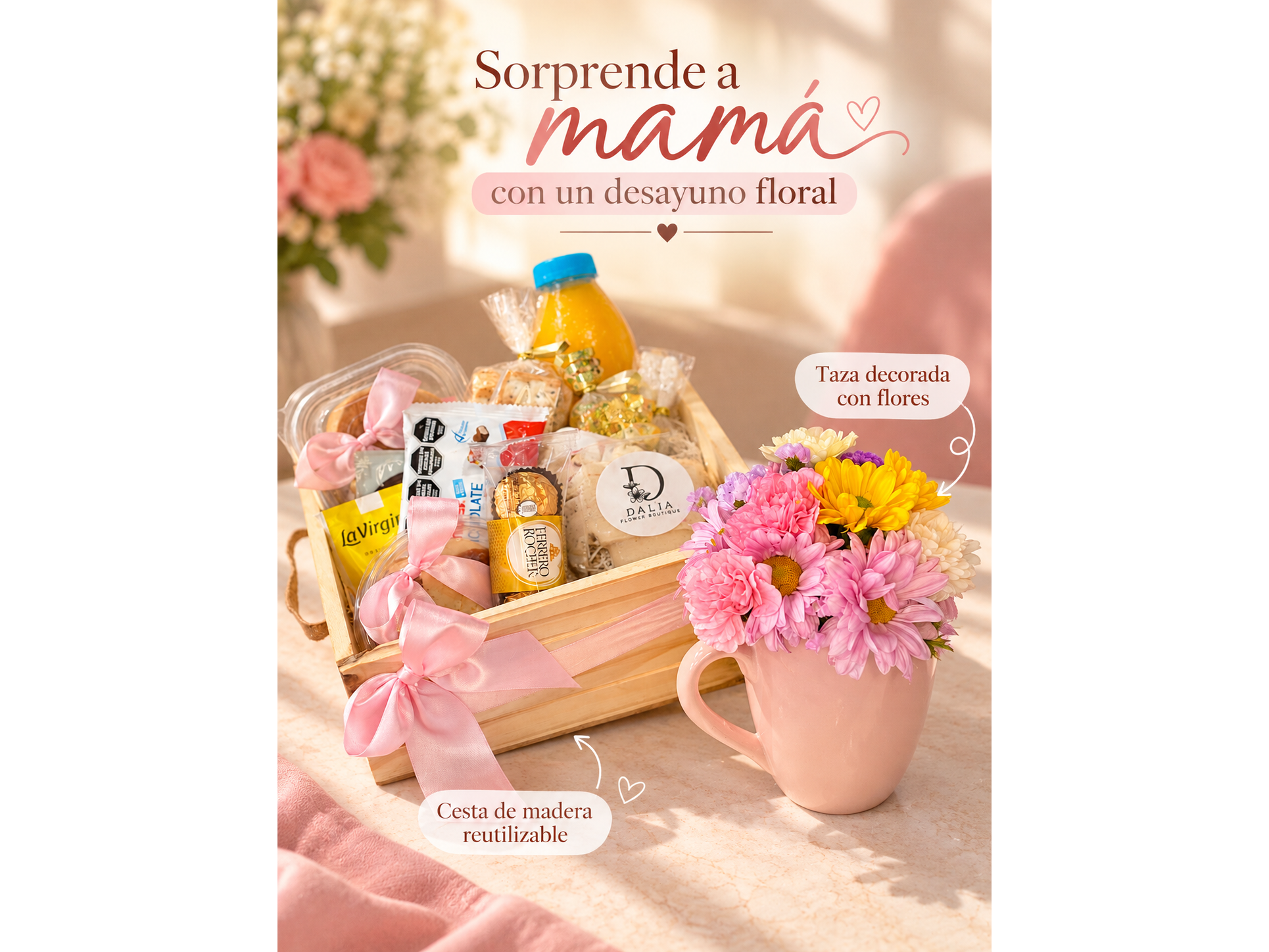 Desayuno floral