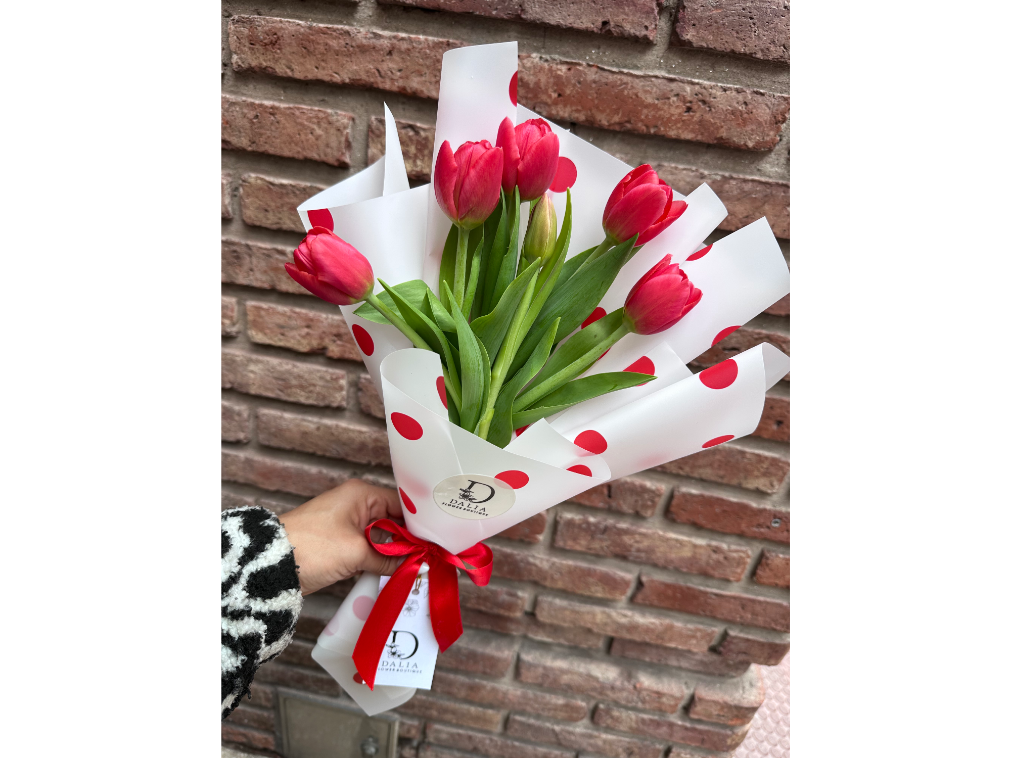 Ramillete de Tulipanes Rojo