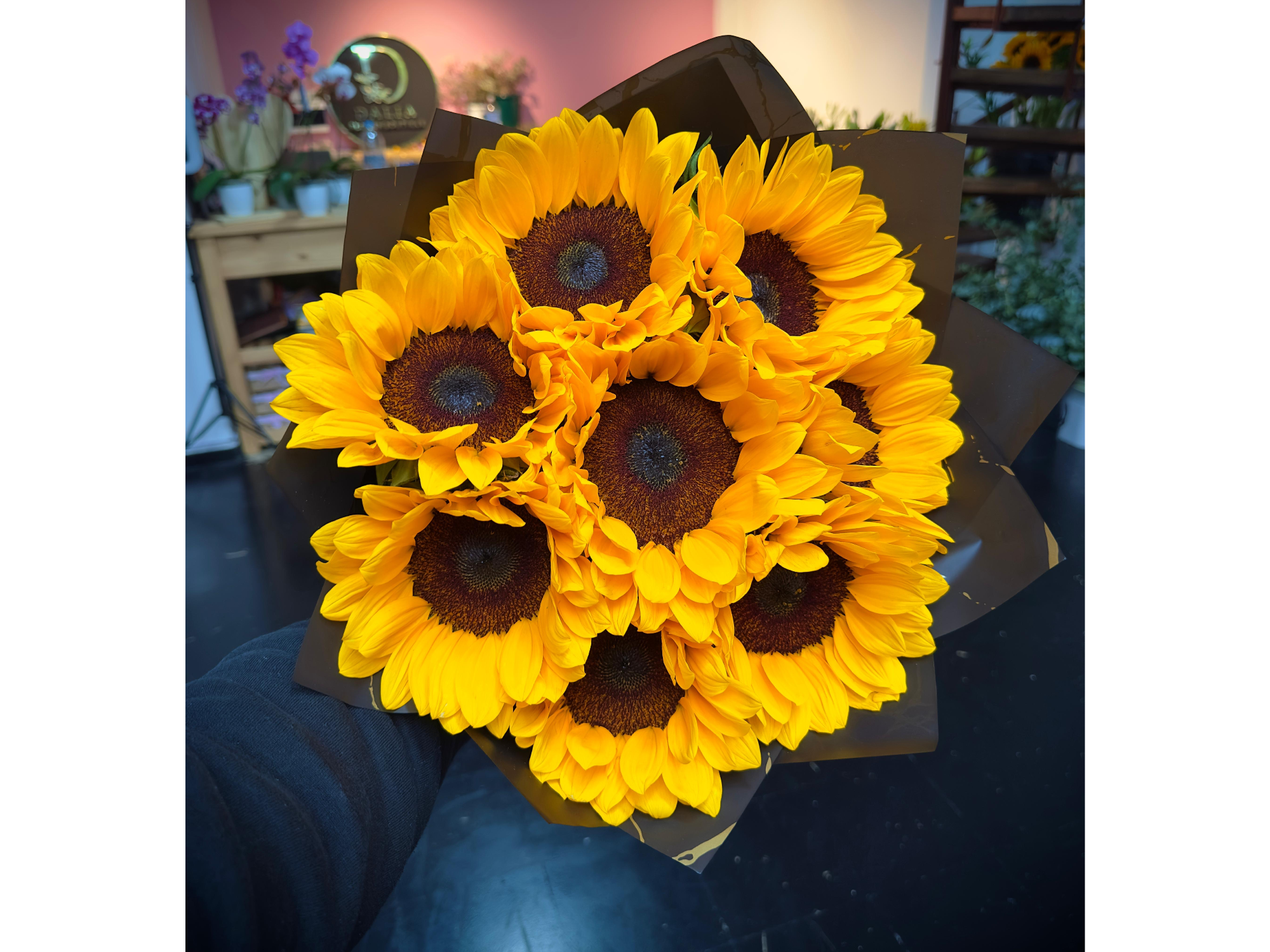 Bouquet de 8 girasoles