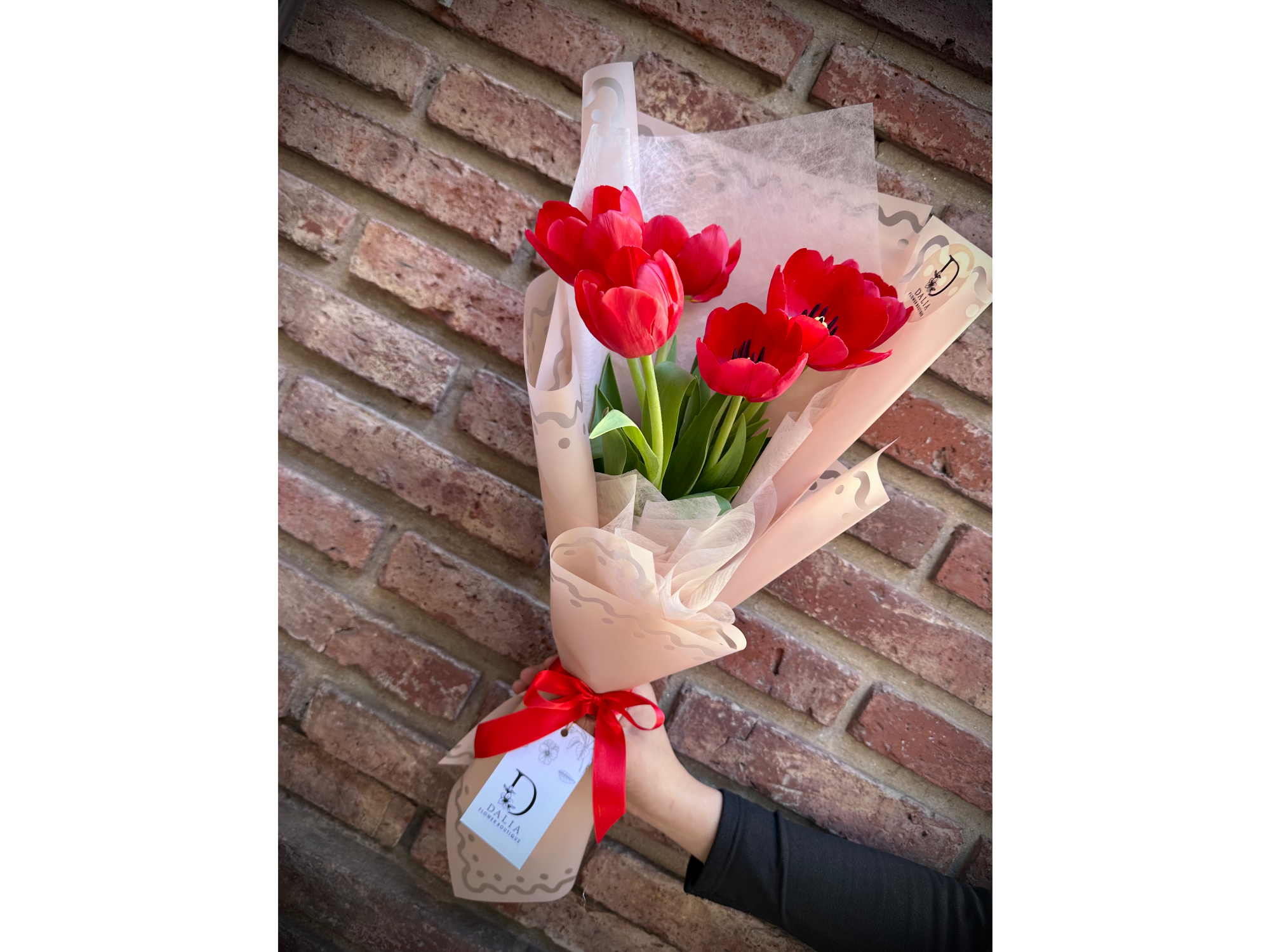 Ramillete de Tulipanes Rojo