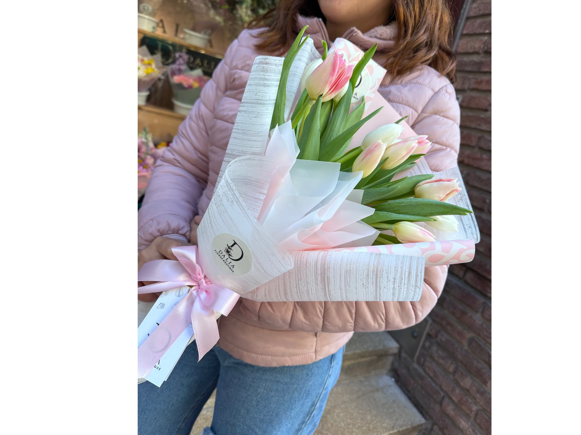 Ramillete de 12 tulipanes