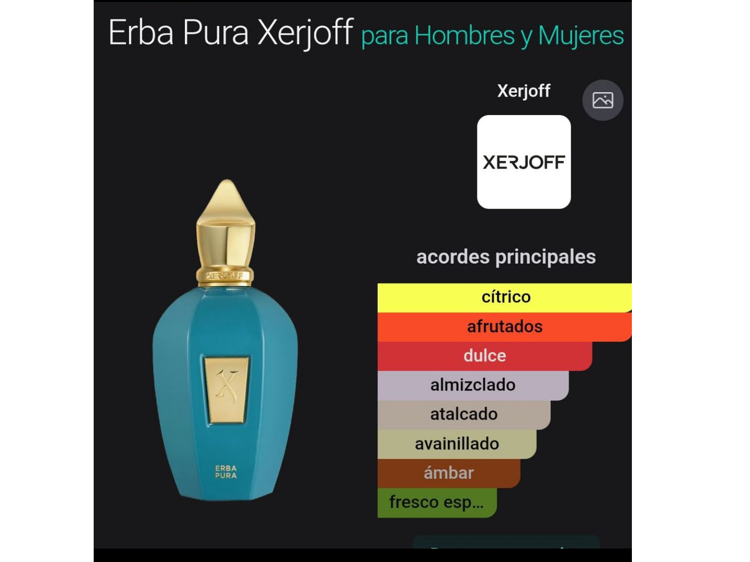 XERJOFF ERBA PURA