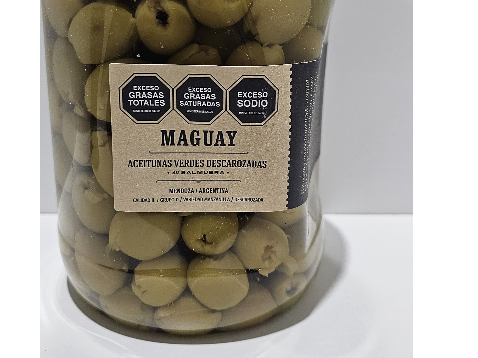 ACEITUNAS VERDES DESCAROZADAS