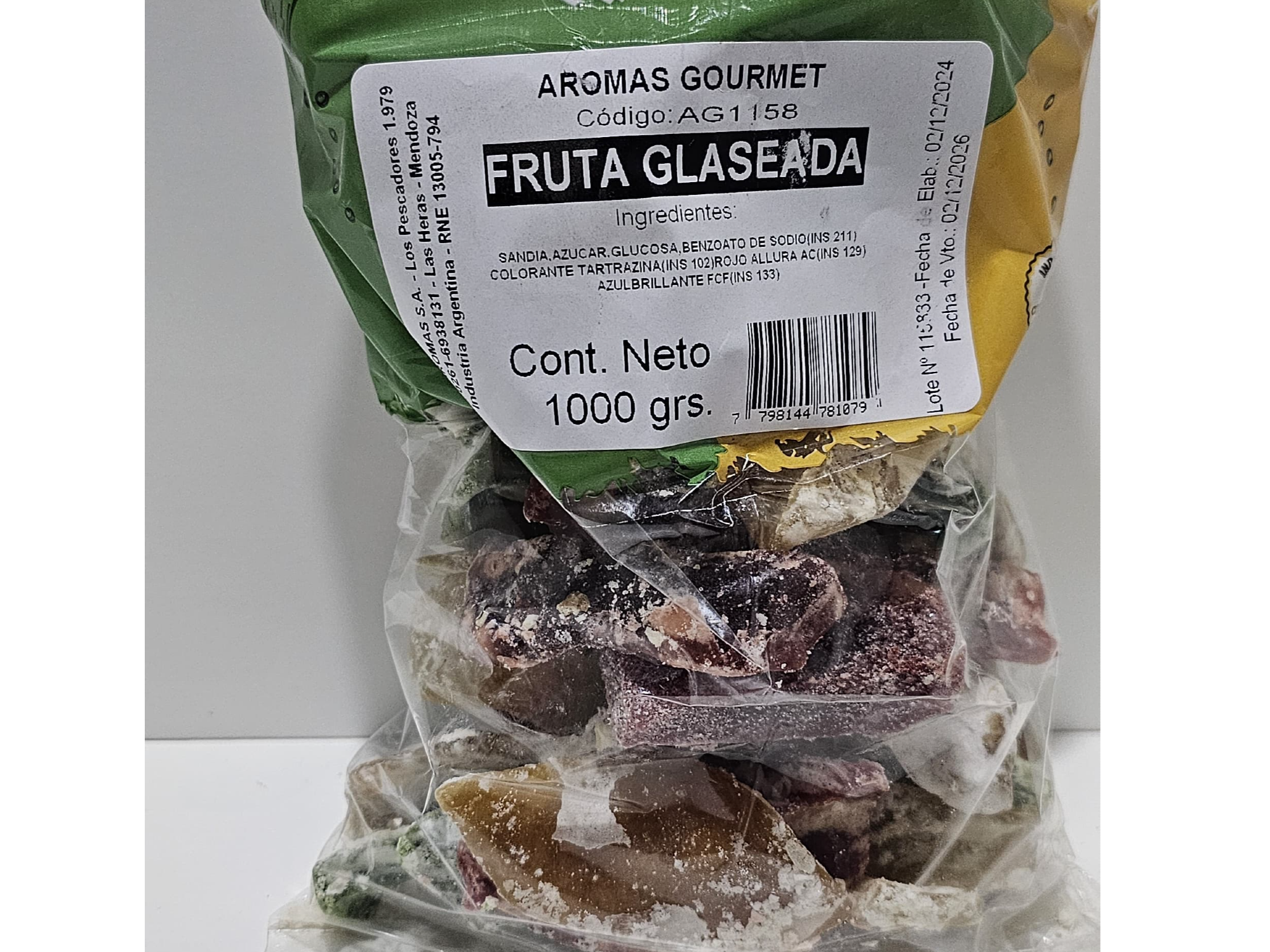 FRUTA GLASEADA