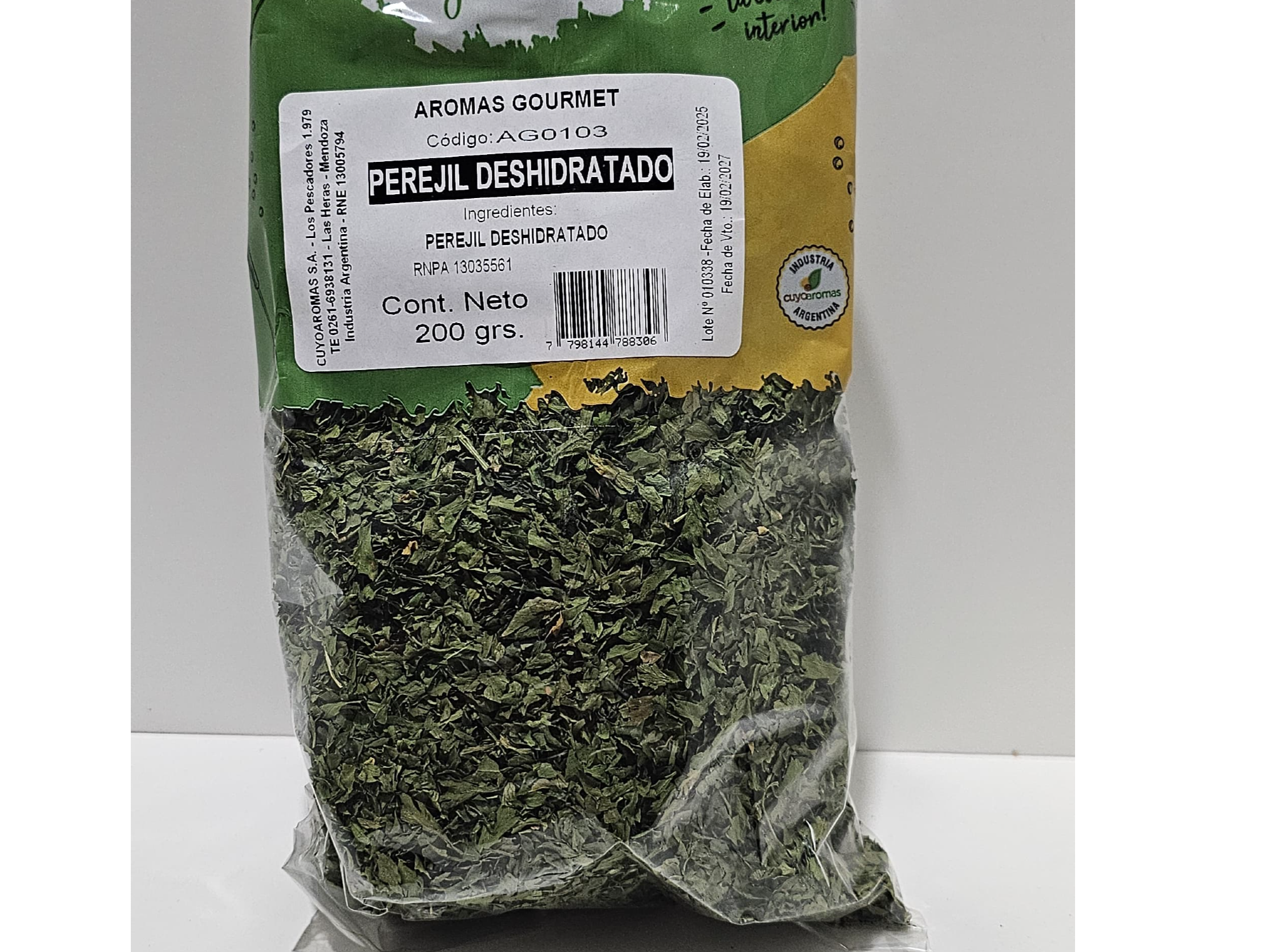 PEREJIL DESHIDRATADO