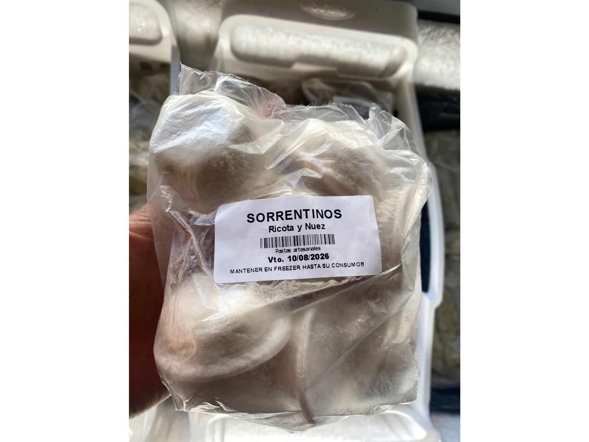 Sorrentino de Ricota con Nuez