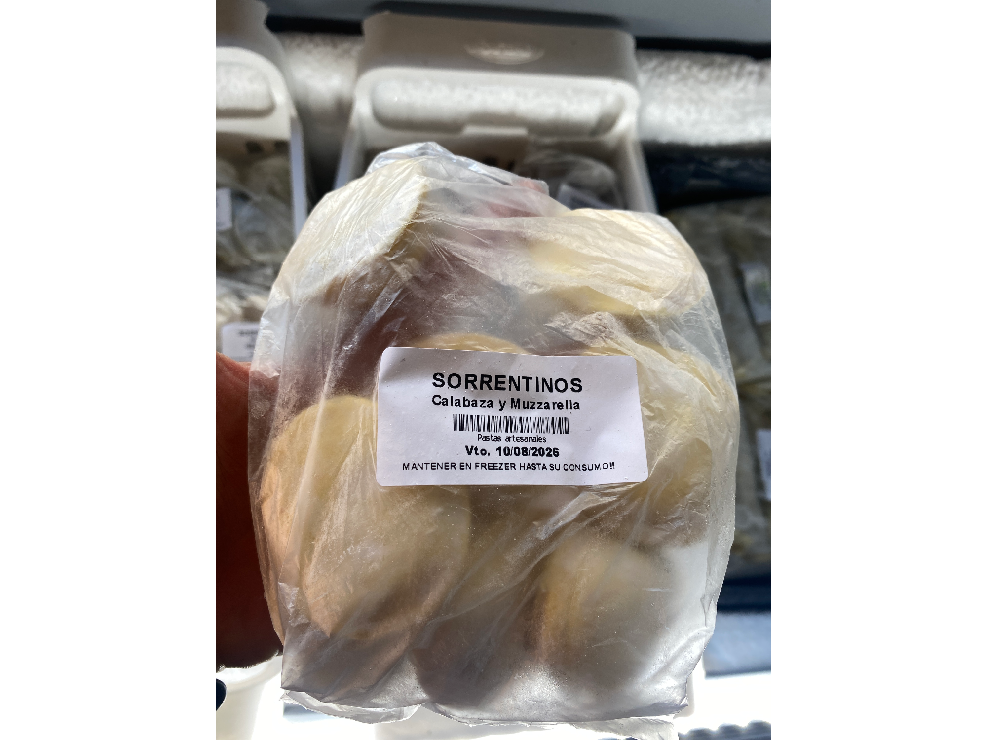 Sorrentino de Calabaza con Mozzarella
