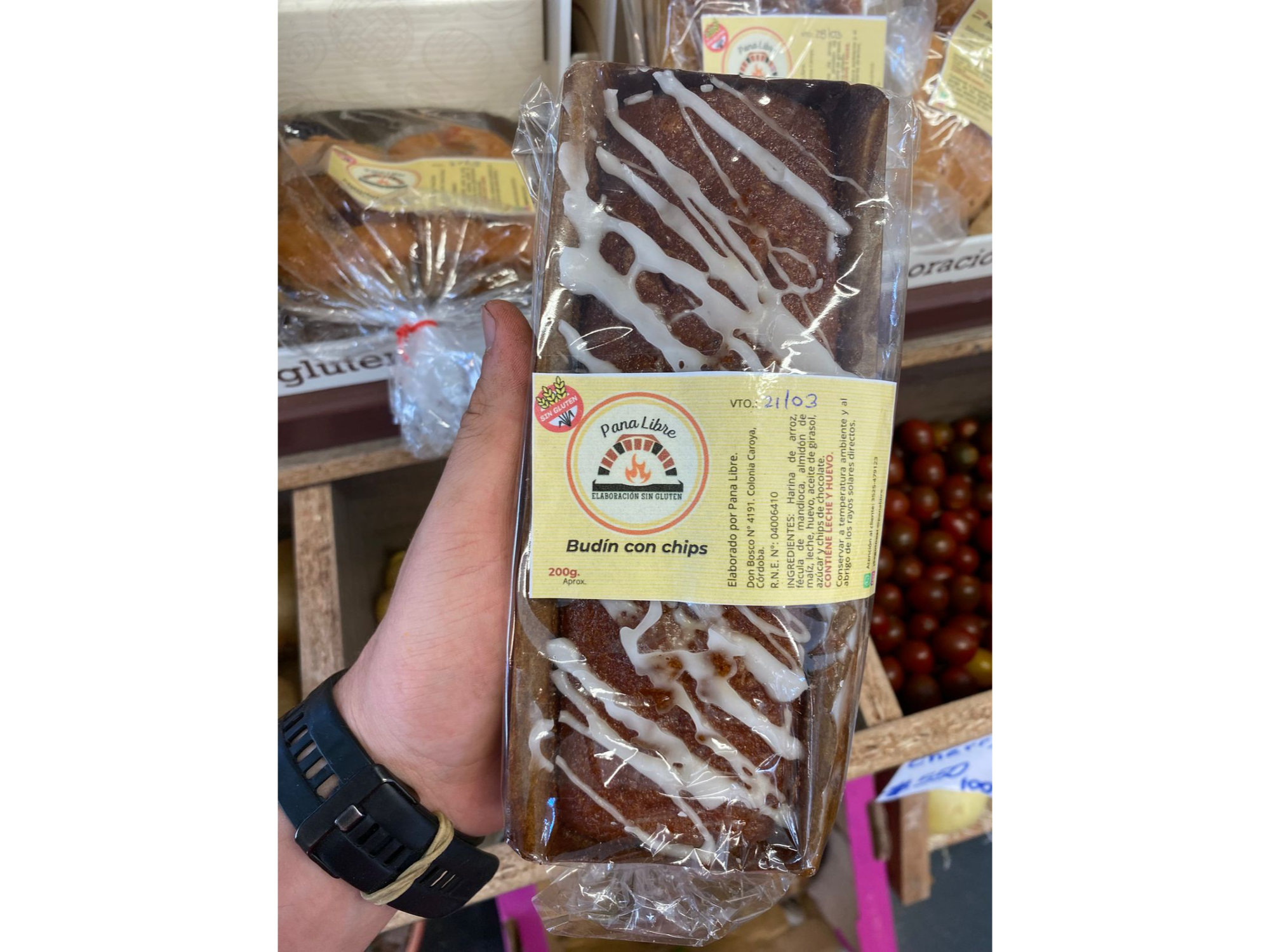 Budin Con Chips/Nuez